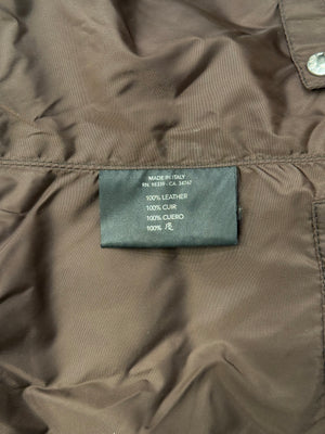 A/W2000 Prada biker leather vest