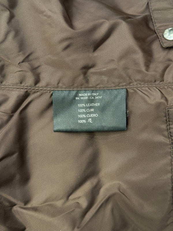 A/W2000 Prada biker leather vest