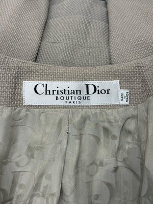 S/S2007 Christian Dior by Galliano runway floral lace cotton jacket