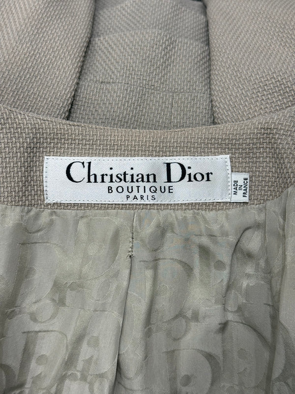 S/S2007 Christian Dior by Galliano runway floral lace cotton jacket