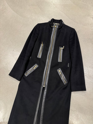 A/W 2000 Gucci by Tom Ford cashmere wool zipper coat