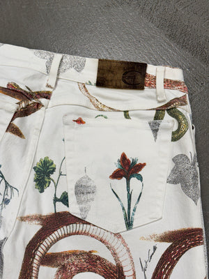 2003 Cavalli snakes jeans