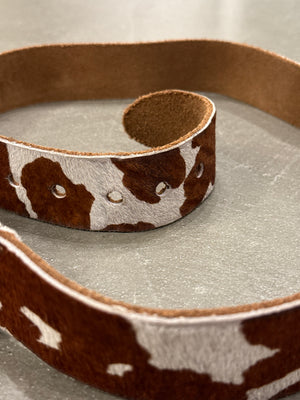 2000s Dolce & Gabbana pony hair belt