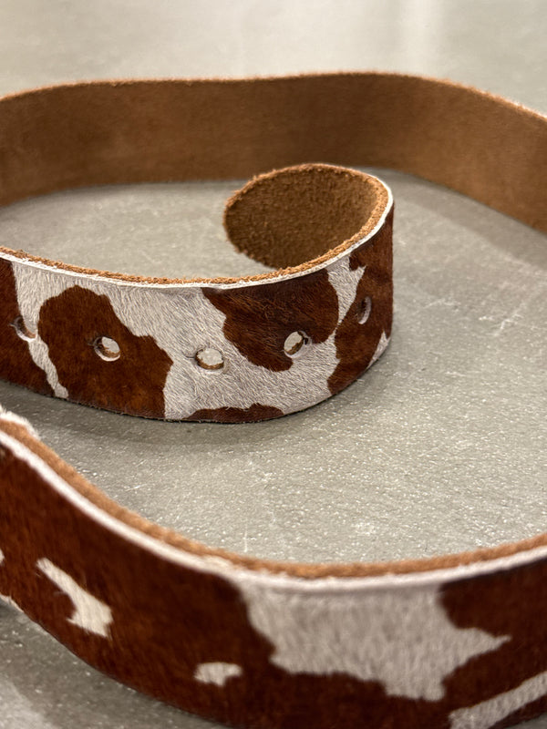 2000s Dolce & Gabbana pony hair belt