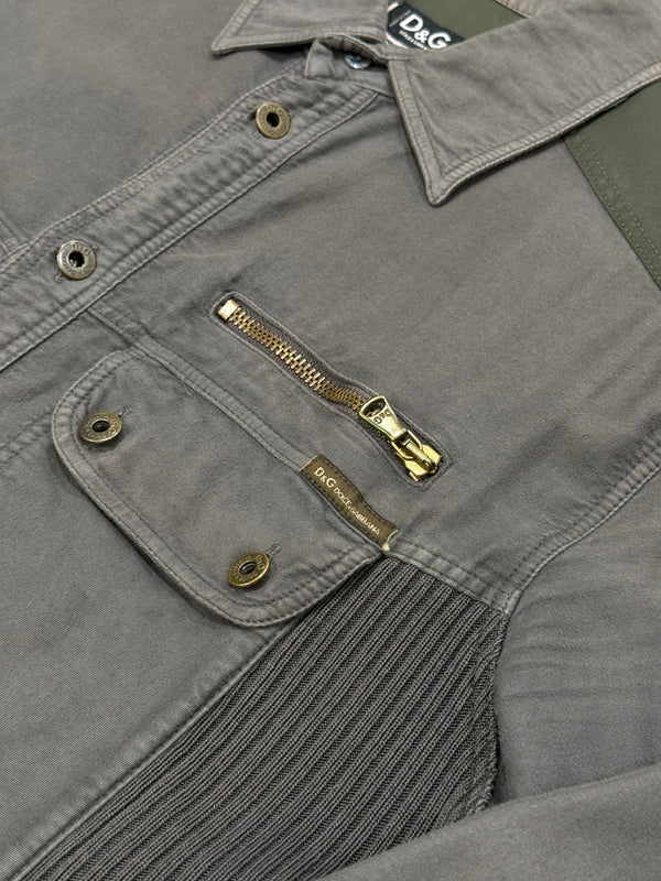 2000s Dolce & Gabbana multi pocket utility jacket