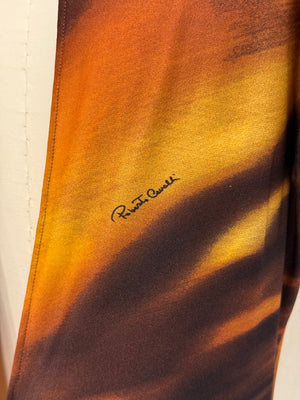 A/W2000 Roberto Cavalli cut-out tiger print dress