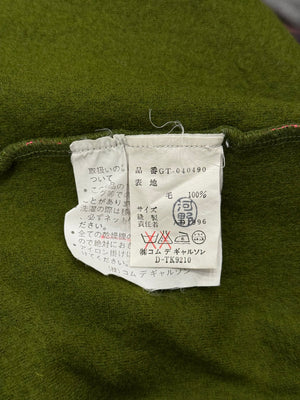 A/W1996 Comme des Garçons floral appliqué cropped knit