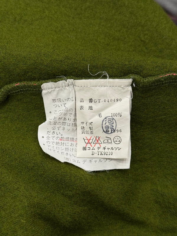 A/W1996 Comme des Garçons floral appliqué cropped knit