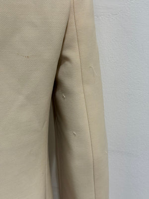 2000s Dolce & Gabbana collar fur wool coat