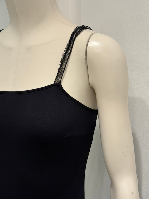 2000s Versace double layer sheer dress