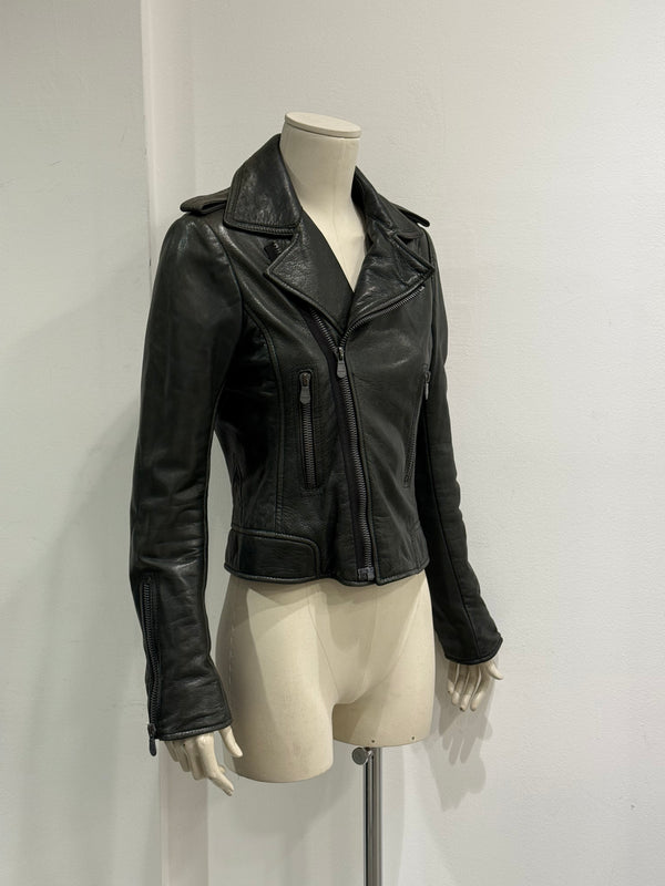 A/W2010 Balenciaga by Ghesquiere biker leather jacket