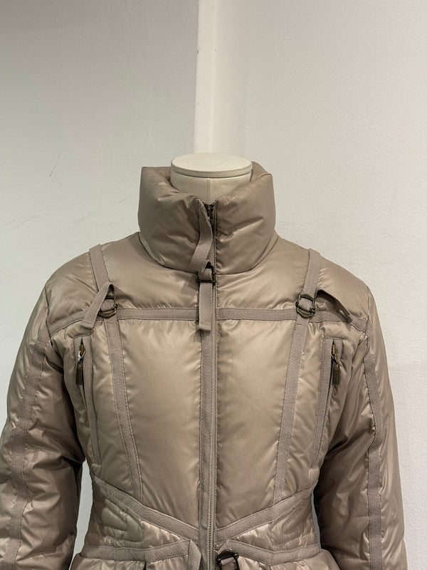 2000s Cavalli bondage harness parachute puffer  jacket