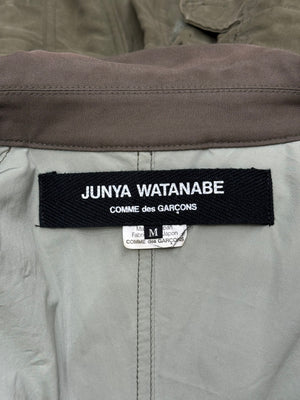 A/W2006 Junya Watanabe deconstructed military coat with belted waist