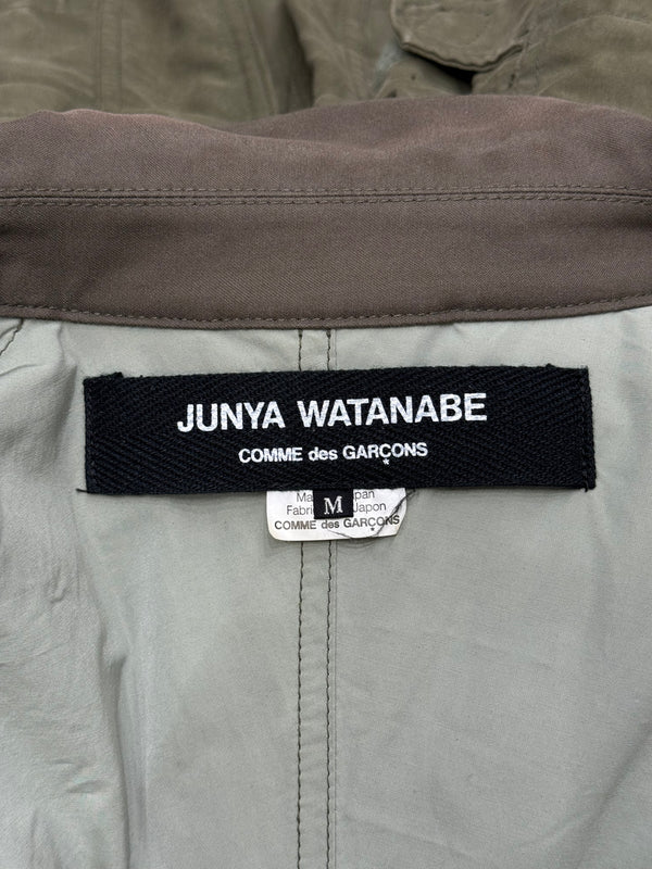 A/W2006 Junya Watanabe deconstructed military coat with belted waist