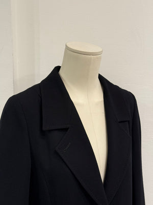 2000s Ann Demeulemeester fishtail wool coat