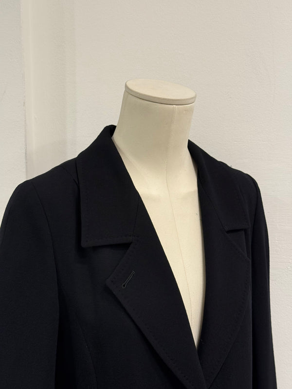 2000s Ann Demeulemeester fishtail wool coat