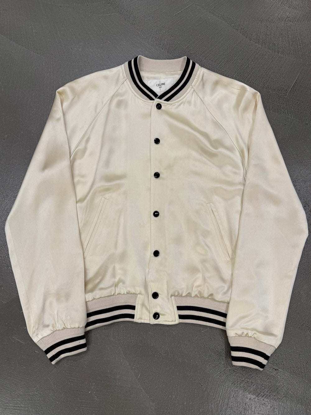 S/S2020 Celine by Hedi Slimane “Nostalgia” varsity jacket