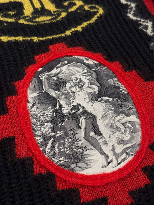 A/W2007 Jean Paul Gaultier intarsia crochet knit