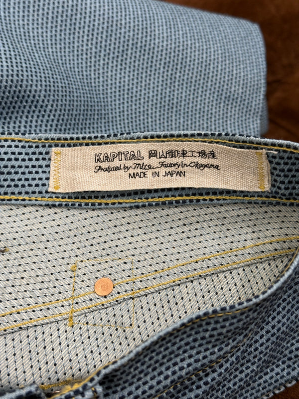 2010s Kapital century denim monkey cisco jeans