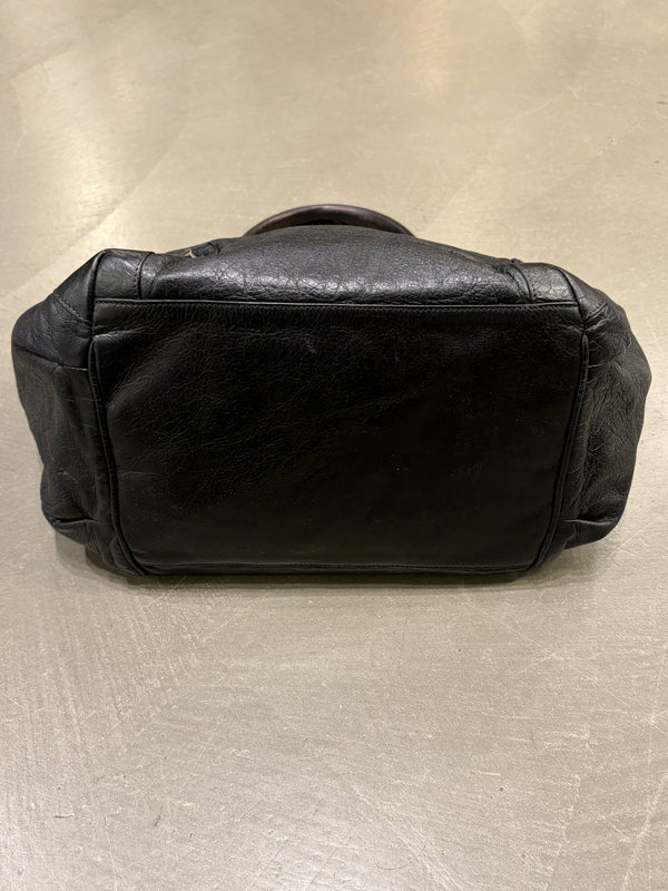 2000s Balenciaga leather City Sunday tote bag