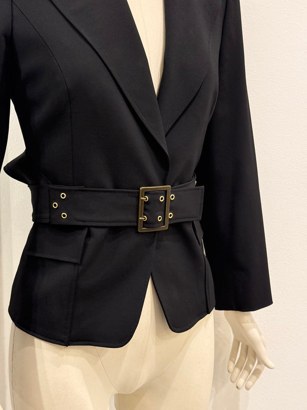 A/W2003 Gucci by Tom Ford belted military jacket