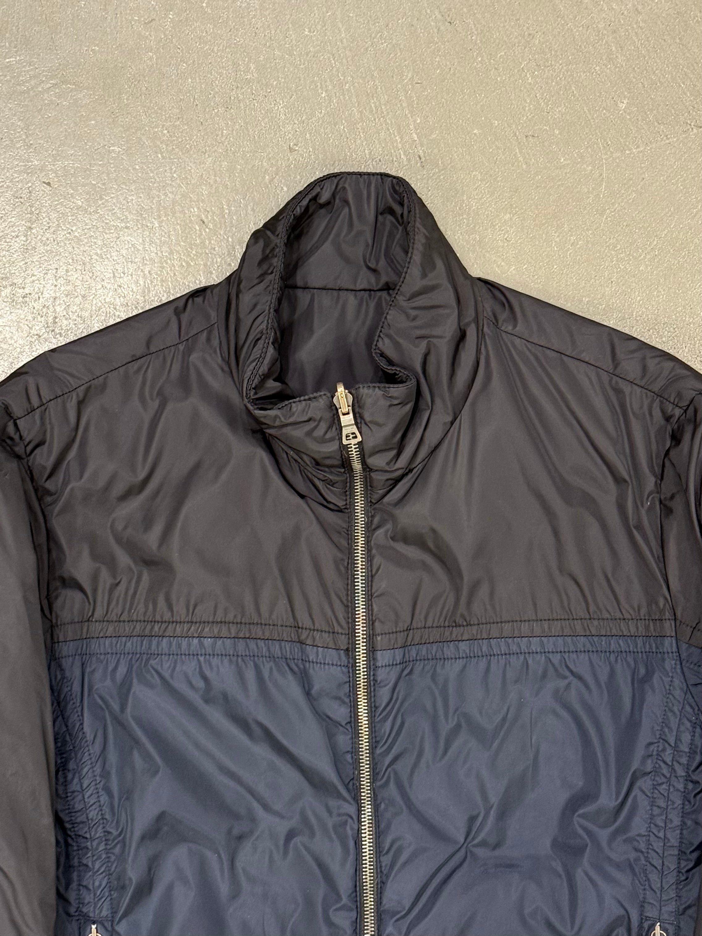 2000s Prada reversible two-tone puffer jacket