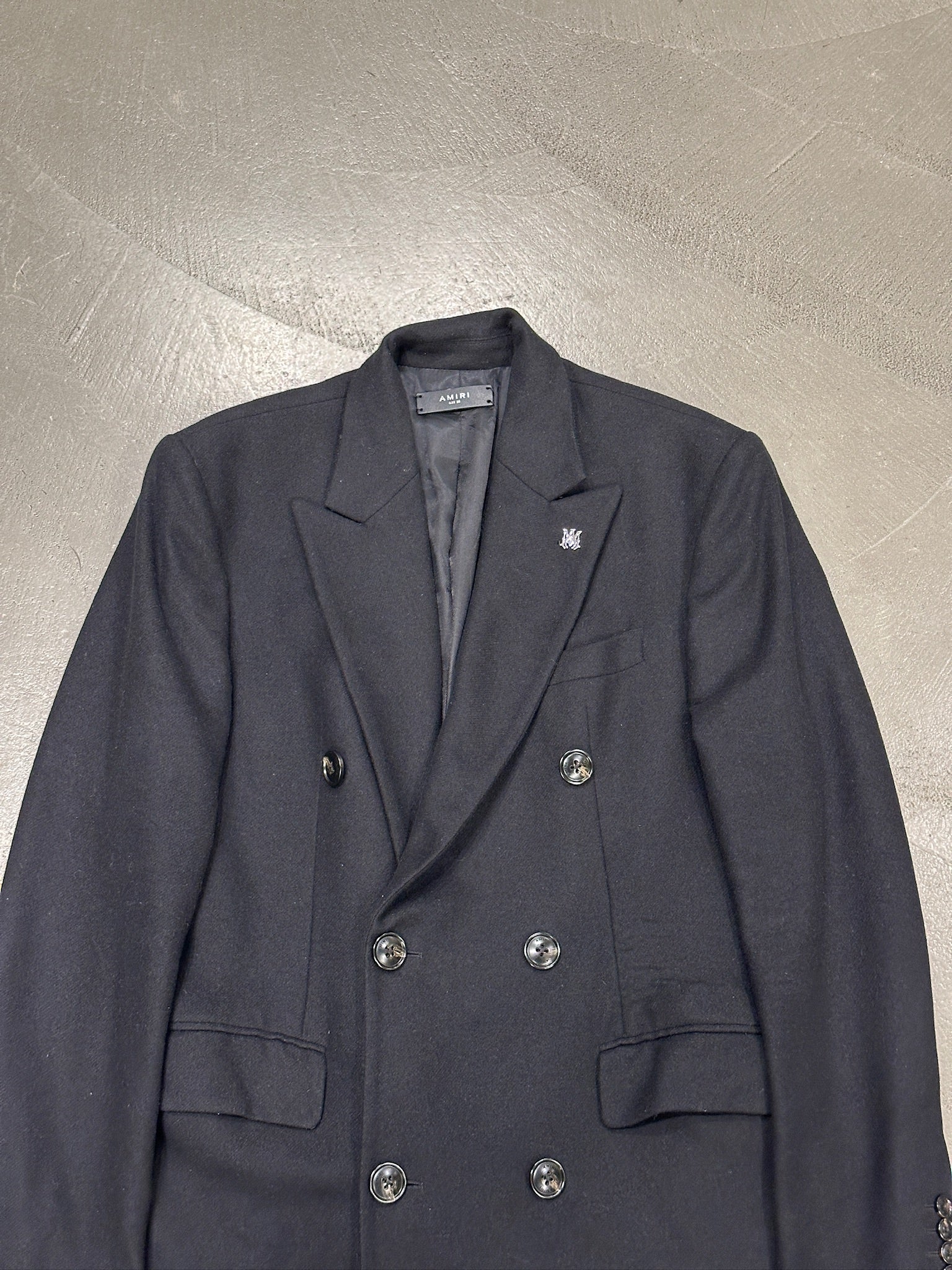 2020s Amiri long double-breasted coat