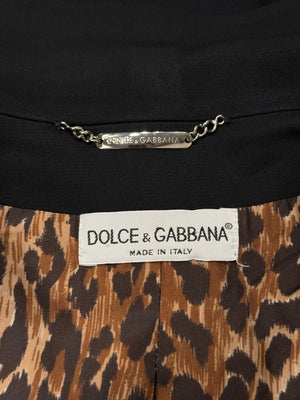 1990s Dolce & Gabbana three-button cropped blazer