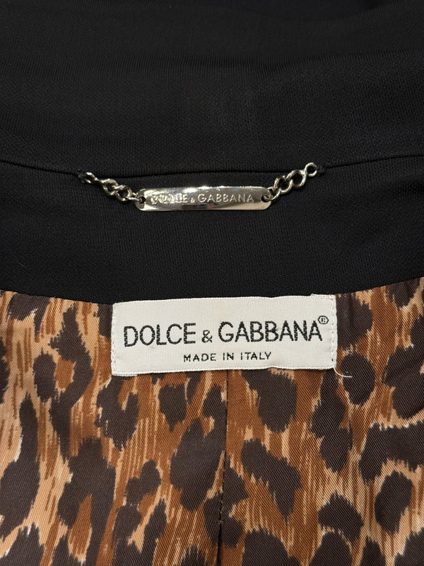 1990s Dolce & Gabbana three-button cropped blazer