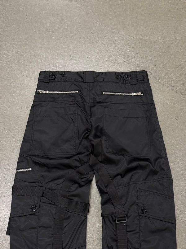 2003 Dolce & Gabbana multi zip bondage cargo pants