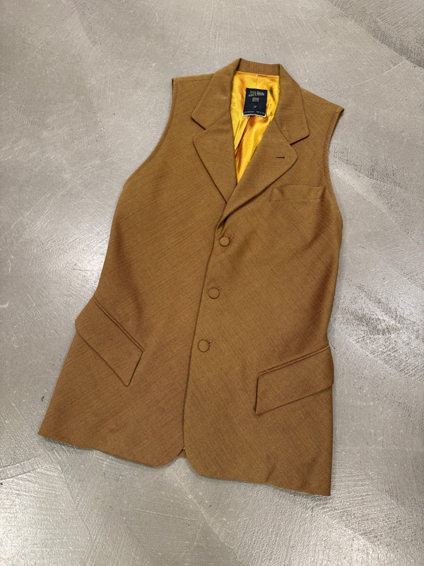 1980s Jean Paul Gaultier pour Gibò wool blazer vest