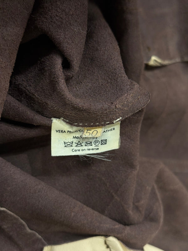 S/S2001 Yves Saint Laurent by Tom Ford M-65 distressed military leather jacket