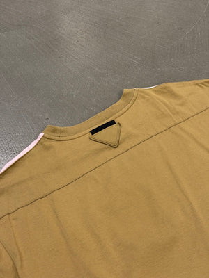 2019 Prada space color block t-shirt