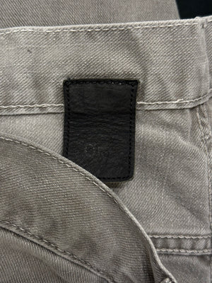 2000s Dior by Hedi Slimane slim grey jeans