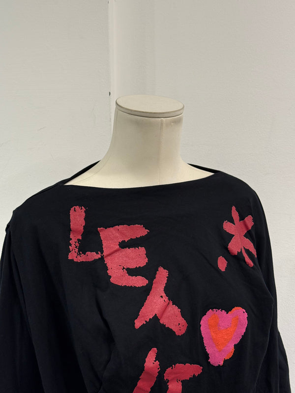 A/W2022 Vivienne Westwood "Let It Rock" draped long-sleeve top