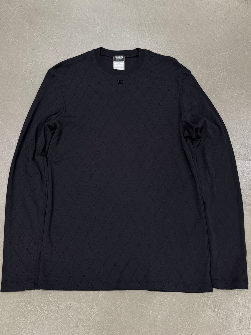 Chanel uniform logo long sleeve