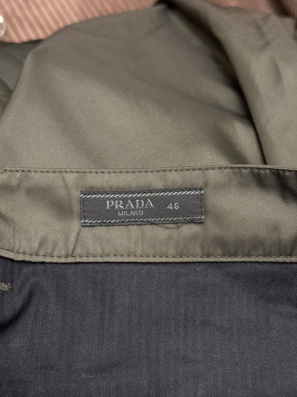 2010s Prada zip aviator pants