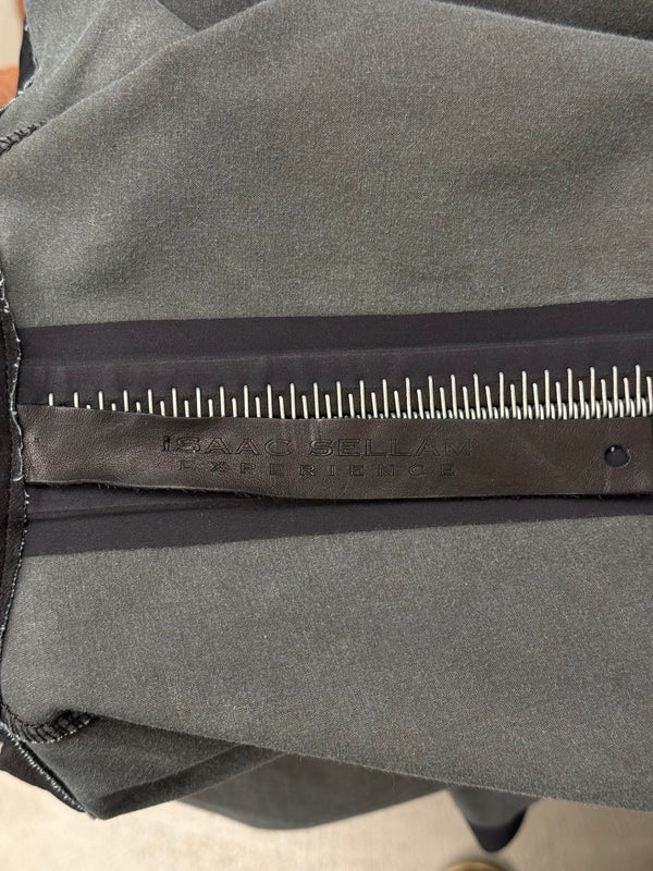 Isaac Sellam metal spine lambskin leather jacket