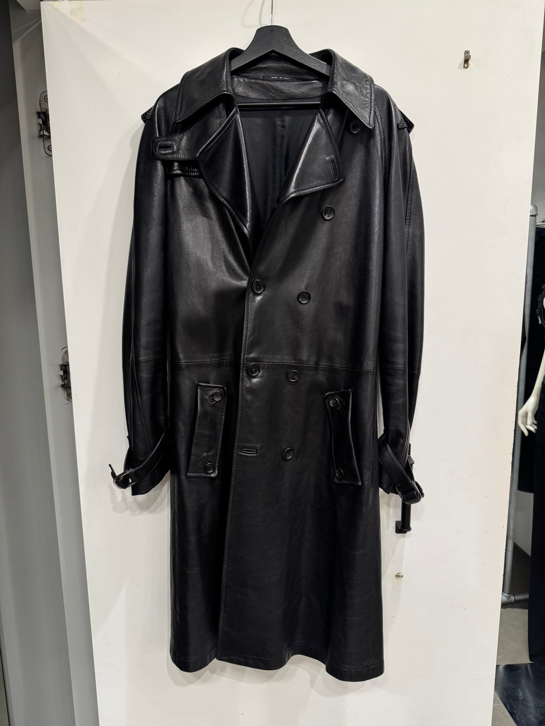 A/W1998 Gucci by Tom Ford leather trench coat