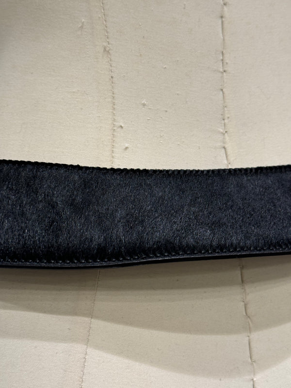 A/W1996 Gucci runway pony hair metal belt