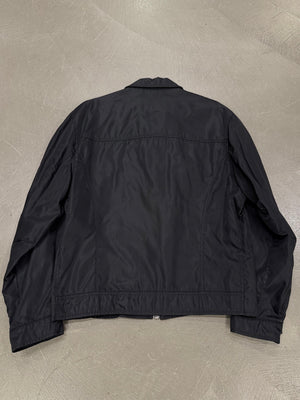 1990s Prada black technical nylon jacket