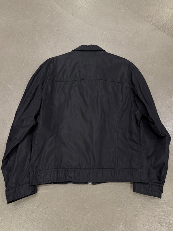 1990s Prada black technical nylon jacket