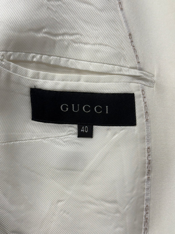 2001 Gucci by Tom Ford tie waist wrap blazer