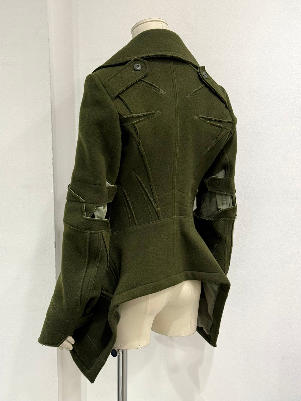 A/W2006 Junya Watanabe runway deconstructed military jacket