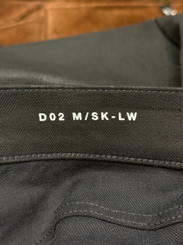 2019 Saint Laurent “D02” coated slim fit jeans
