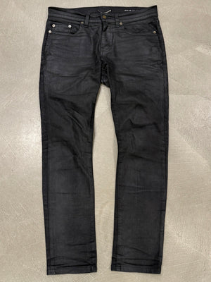 2016 Saint Laurent by Hedi Slimane coated jeans