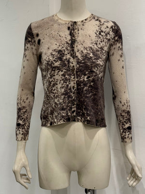 A/W1999 Roberto Cavalli animalier print cardigan