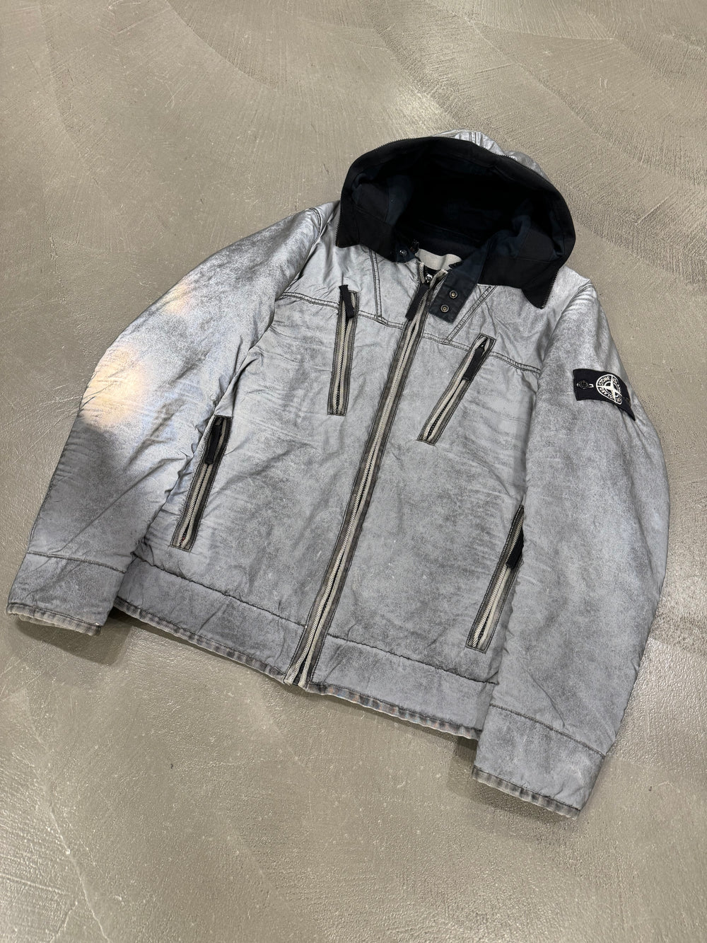 2010 Stone Island liquid reflective jacket