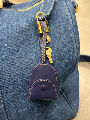 1996-1997 Chanel denim Boston bag