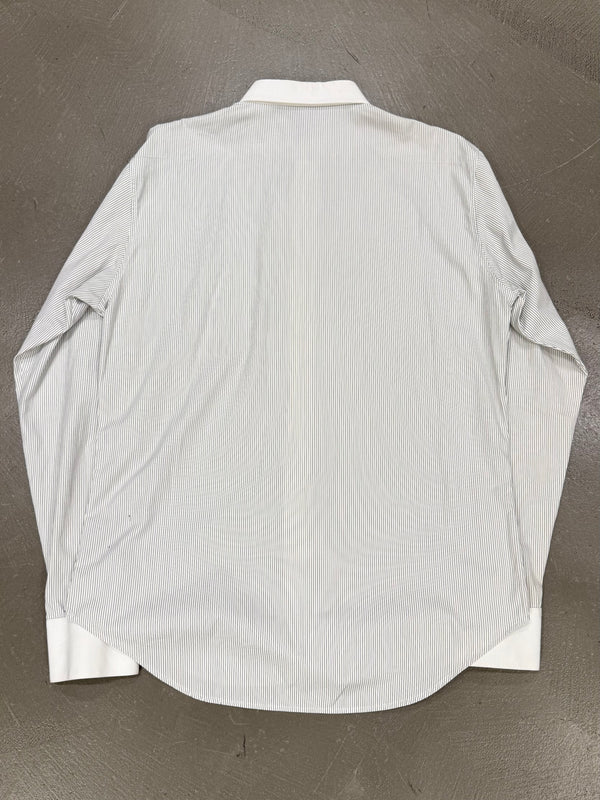 Dior by Hedi Slimane runway pinstripe button up shirt